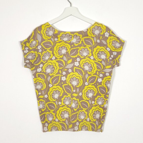 Vintage Fossil Flower Knit Top - Picture 8 of 8